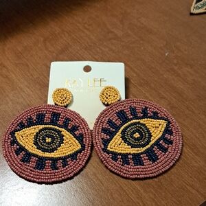 Flash Sale Kay Lee Beaded Eye Earrings